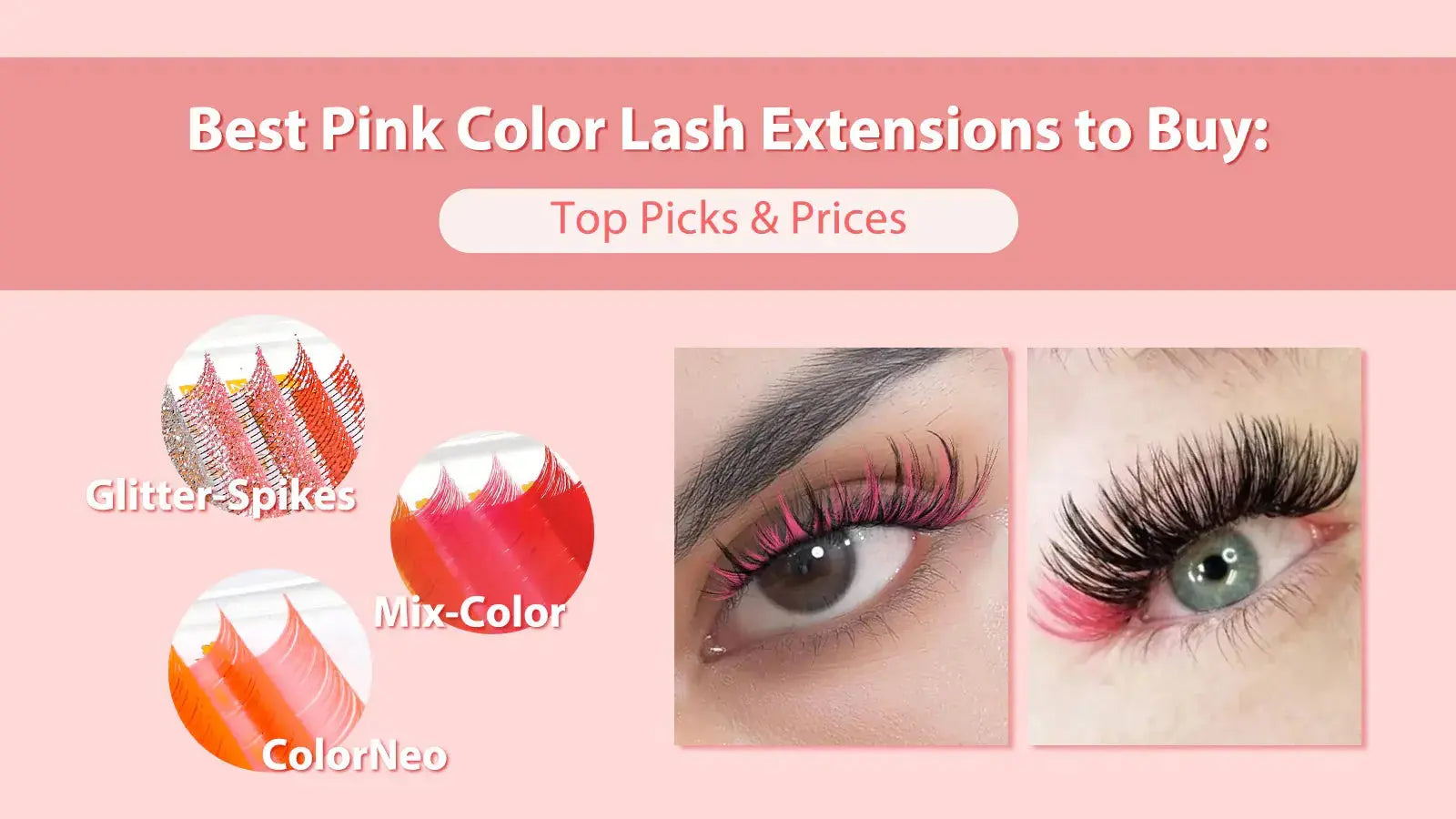 Best Pink Color Lash Extensions: Top Picks & Buying Guide – Swaniyalashes