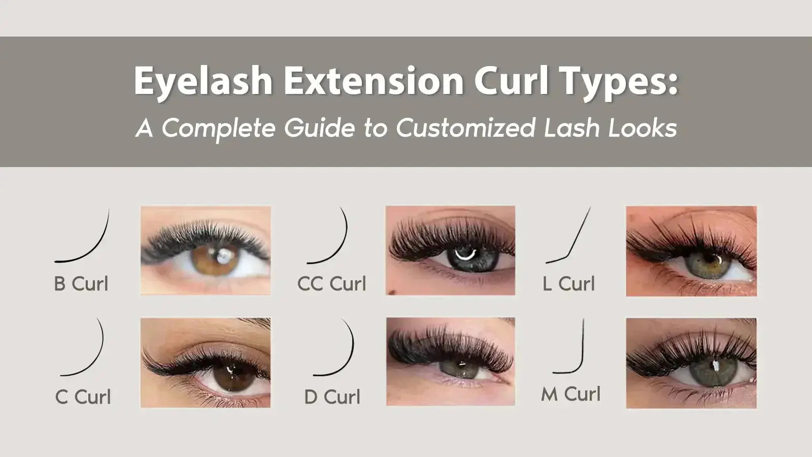 Eyelash Extension Curl Types: Complete Guide – Swaniyalashes