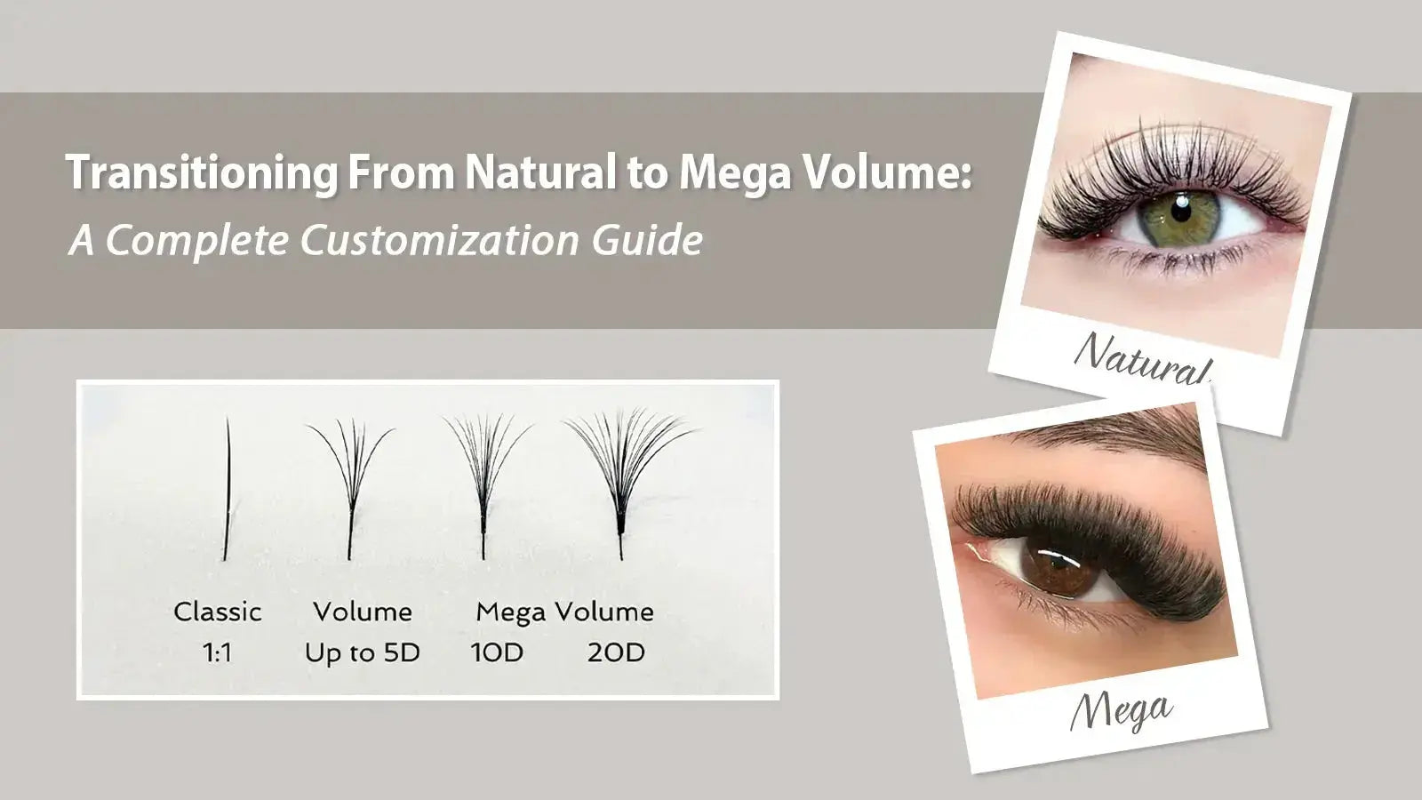 Natural to Mega Volume Lashes: Complete Customization Guide | Swaniya ...