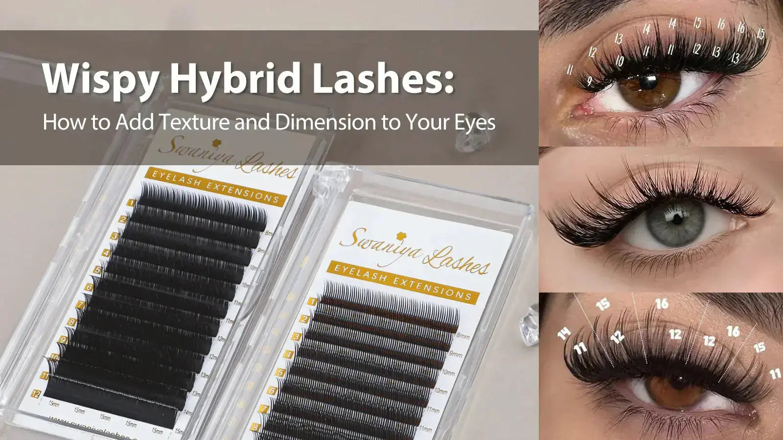 Wispy Hybrid Lashes: How to Add Texture & Dimension to Your Eyes ...