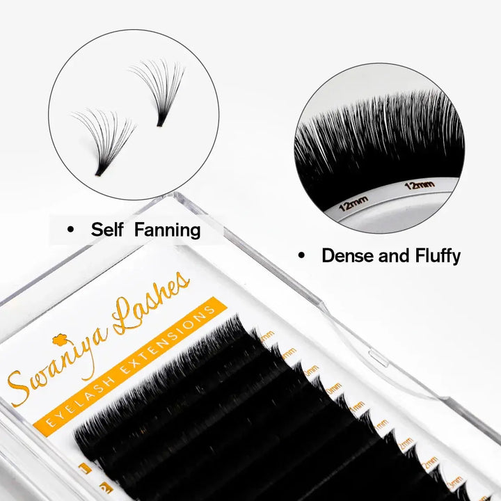 Easy Fan Lashes 0.05mm - Swaniyalashes