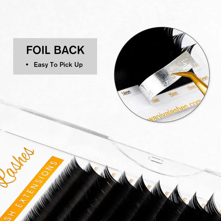 Cashmere Flat Lash Extensions 0.20mm Super Soft - Swaniyalashes