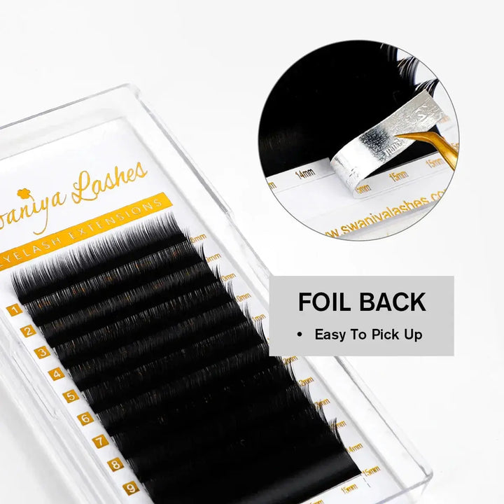 Ellipse Flat Lashes 0.20mm - Swaniyalashes