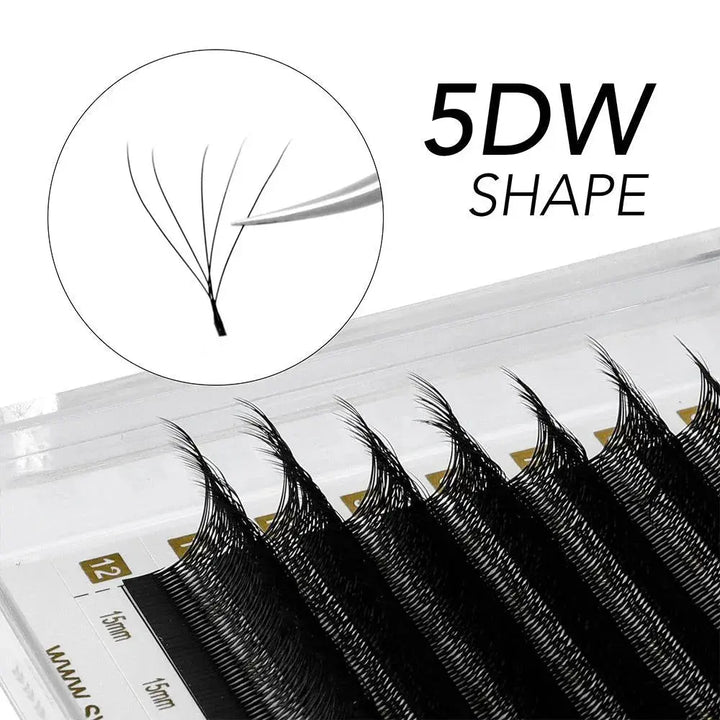 W Shape Lashes 8-15Mix - Swaniyalashes