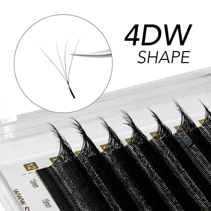 W Shape Lashes 8-15Mix - Swaniyalashes