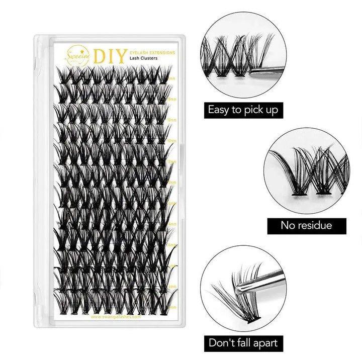 40D DIY Cluster Lash ExtensionsSwaniyalashes