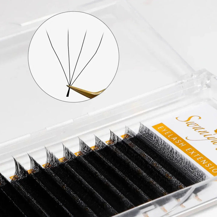 4D W Lashes 0.07mm4D Clover LashesSwaniyalashes