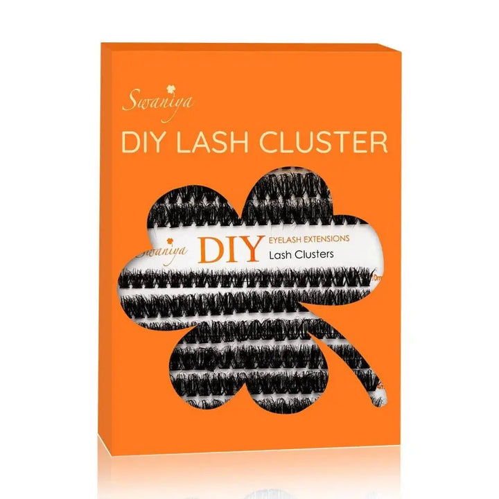 DIY 5D Fluffy Lash Clusters 50D+60D D curl 10-16MIX - Swaniyalashes