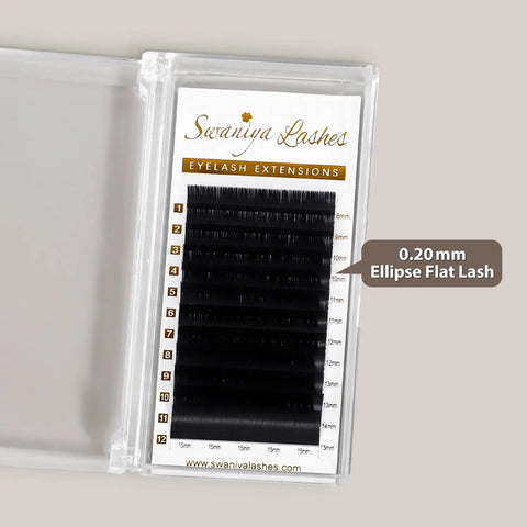 Bold Classic Lash Extensions for Maximum Definition | Ellipse Flat 0.20mm