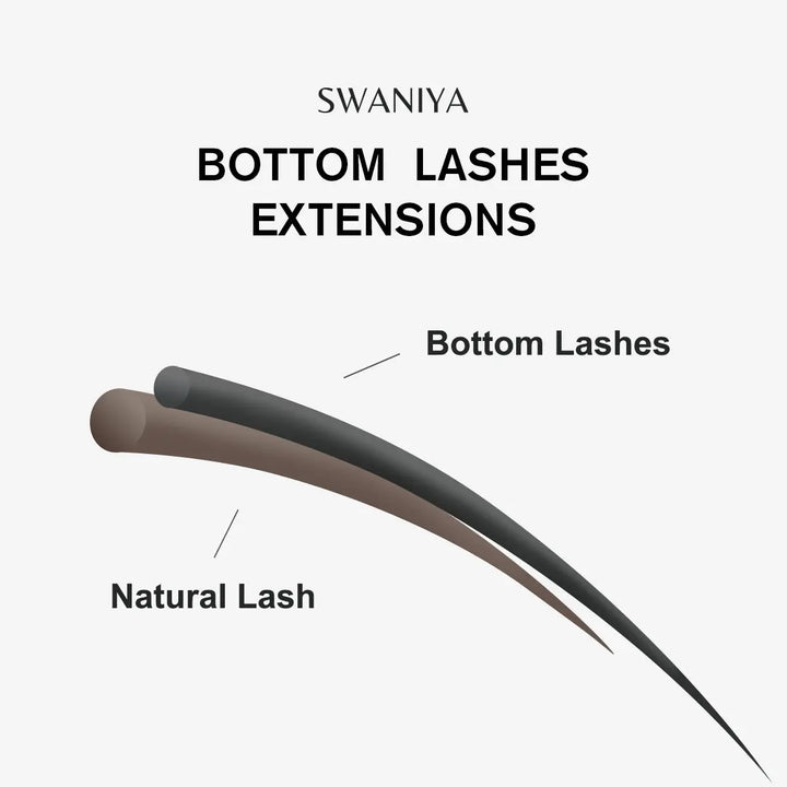 Bottom Lashes - Swaniyalashes