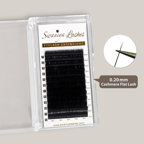 Cashmere Flat Lash Extensions 0.20mm | Bold Classic