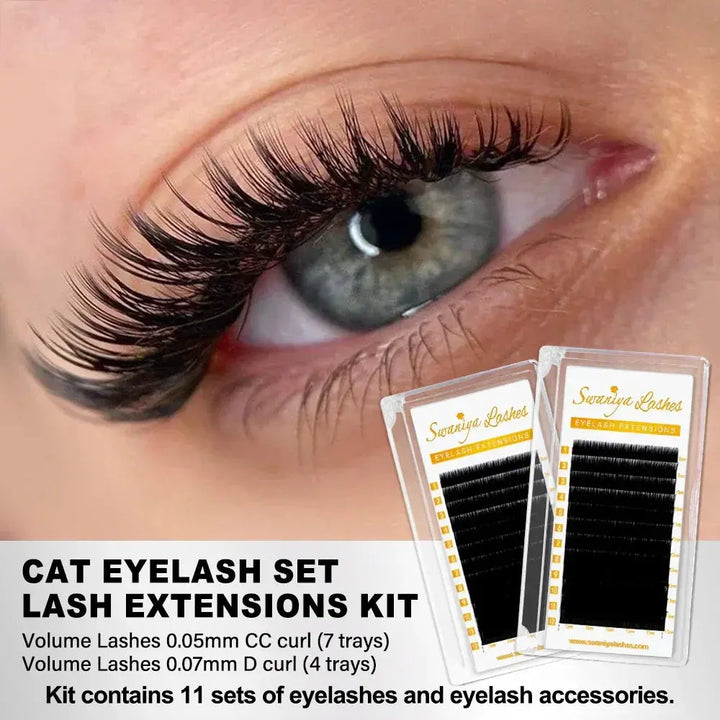 Cat Eye Lashes Kit - Swaniyalashes