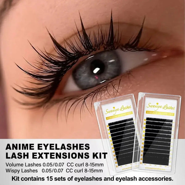 Anime Lash Extensions Kit - Swaniyalashes