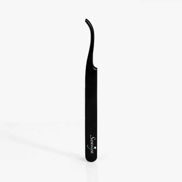 DIY Cluster Lashes Tweezers Black Color  Swaniyalashes