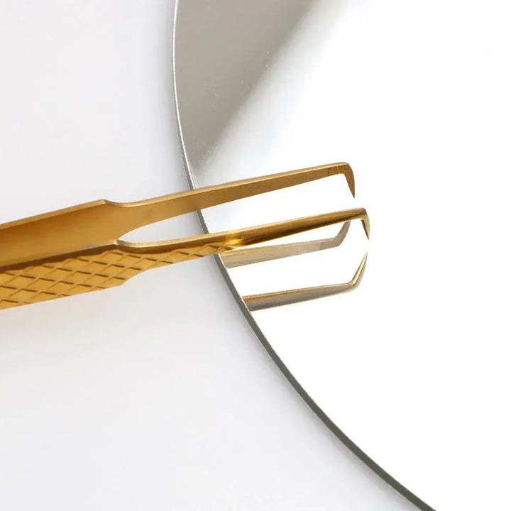 Fiber Tip Tweezers 90 degree F-SWG-01 for Volume Lashes - Swaniyalashes