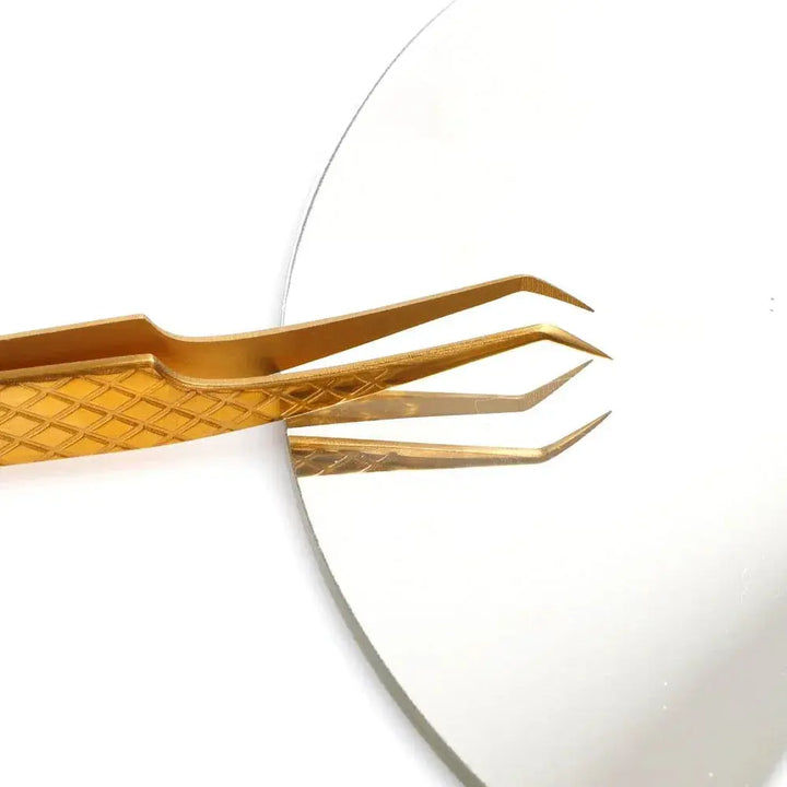 Fiber Tip Tweezers 45 degree F-SWG-04 - Swaniyalashes