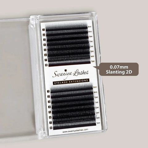 Fox Eye Lash Extensions for Elongated Cat-Eye Sets | Slanting YY Kitten Lashes