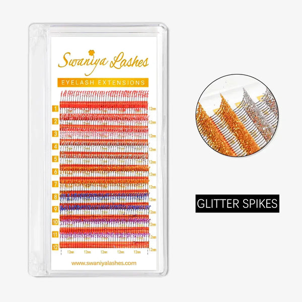 Glitter Spikes Lashes 0.15mm - Swaniyalashes