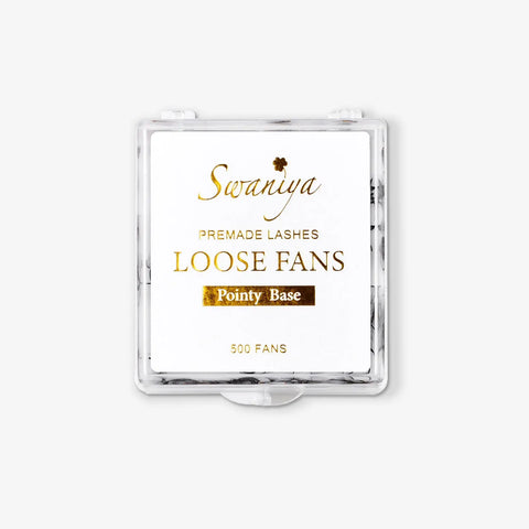 Handmade Promade Fans 0.05mm Pointy Base — 500 Fans for Soft Volume Sets