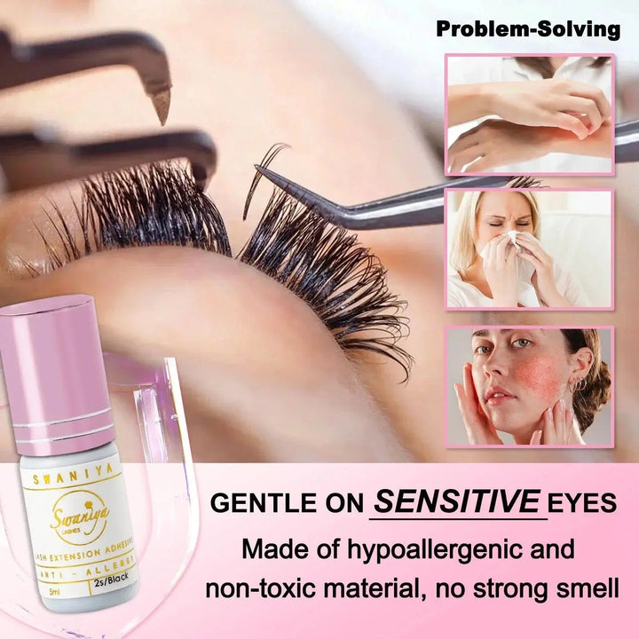 Eyelash Anti-allergic Glue 2s dry - Swaniyalashes