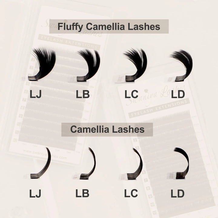 L-Curl Camellia Lash Extensions | Hooded & Monolid Eyes - Swaniya ...