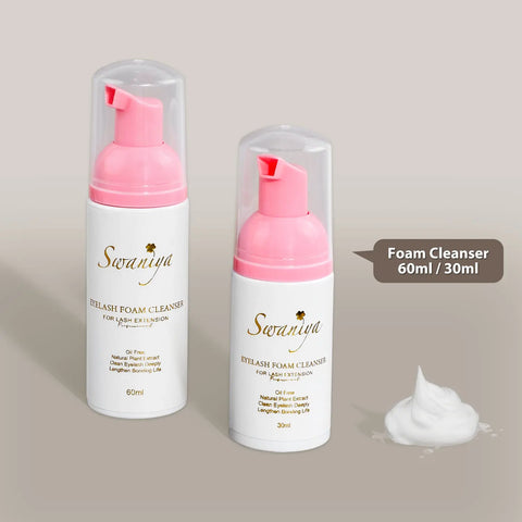 Lash Shampoo Foam Cleanser for Eyelash Extensions & Natural Lashes