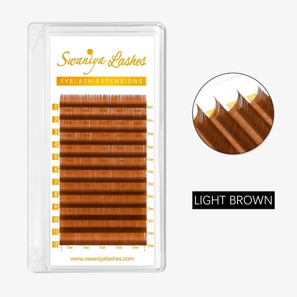 Light Brown Lashes  Swaniyalashes