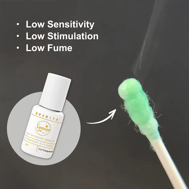 Transparent Eyelash Glue 0.5s dry - Swaniyalashes