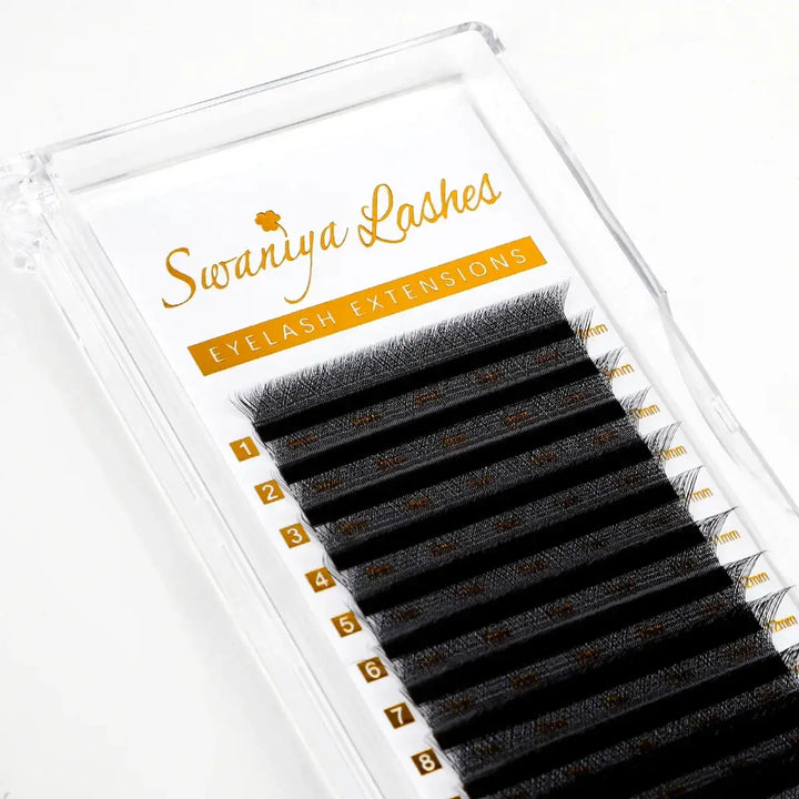 3D W-shape Clover Lashes 0.07mm - Swaniyalashes