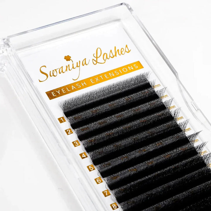 5D W-Shape Clover Lashes 0.07mm - Swaniyalashes