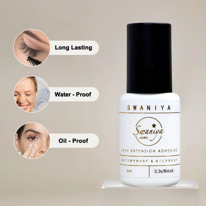 Eyelash Extension Glue 0.3s dry - Swaniyalashes