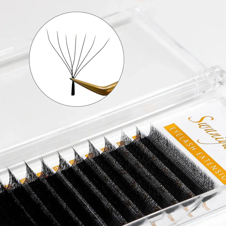 7D W Shape Lashes 0.07mm - Swaniyalashes