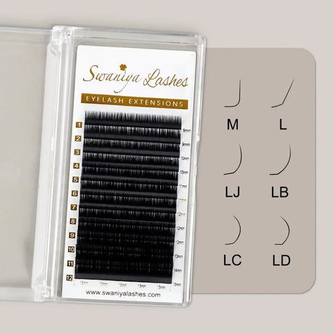 Special Curl Lash Extensions M/L/LJ/LB/LC/LD — For Hooded, Monolid & Downturned Eyes