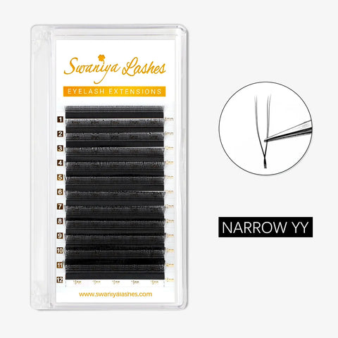 U Shape 2D Narrow YY Lashes