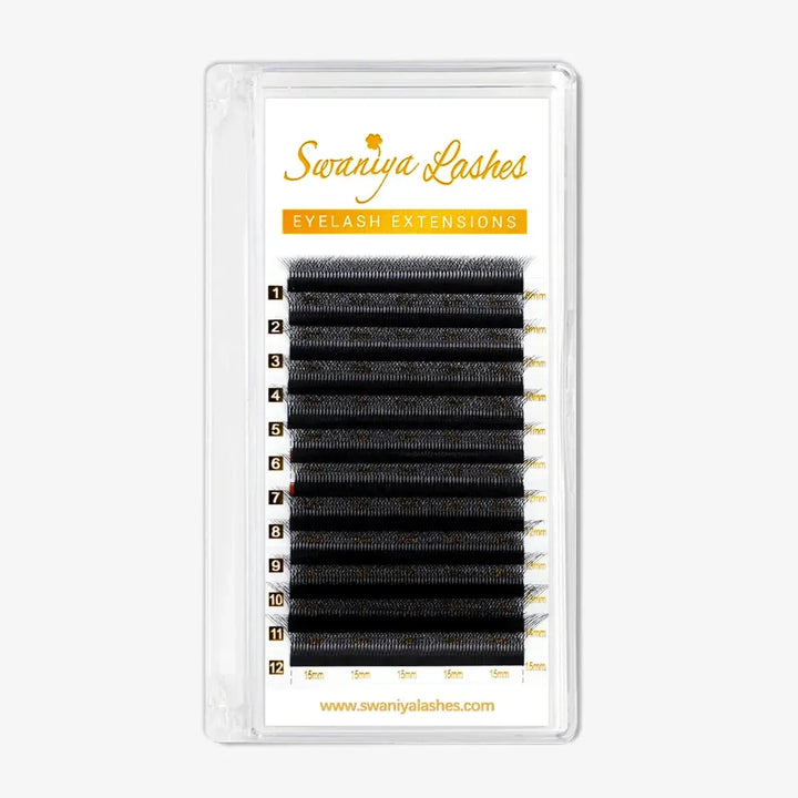 W Shape Lashes 8-15Mix - Swaniyalashes