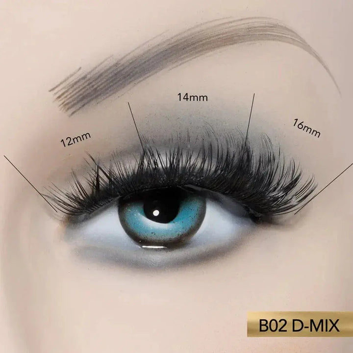 DIY Cluster Lashes B02 - Swaniyalashes