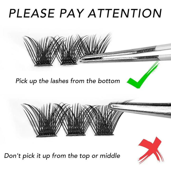 DIY Cluster Lashes B02 - Swaniyalashes
