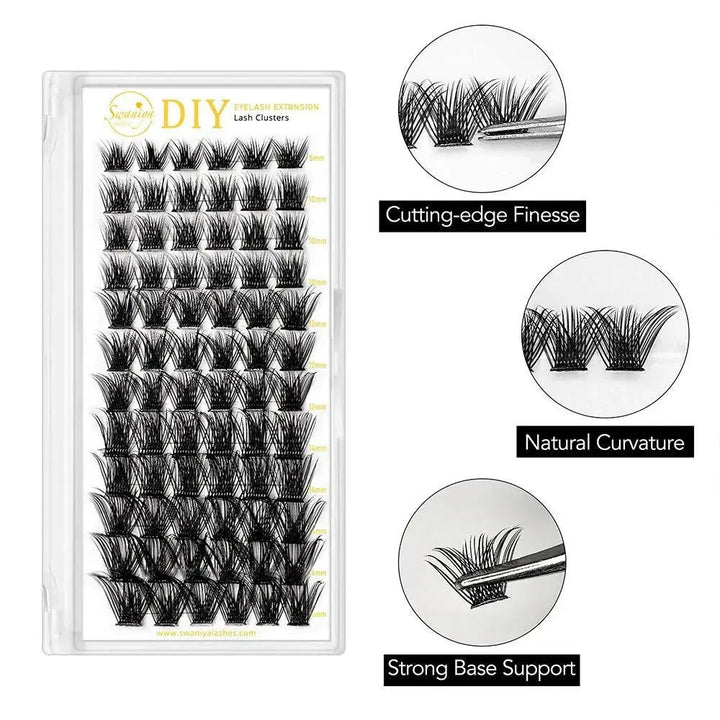 DIY Cluster Lashes B02 - Swaniyalashes