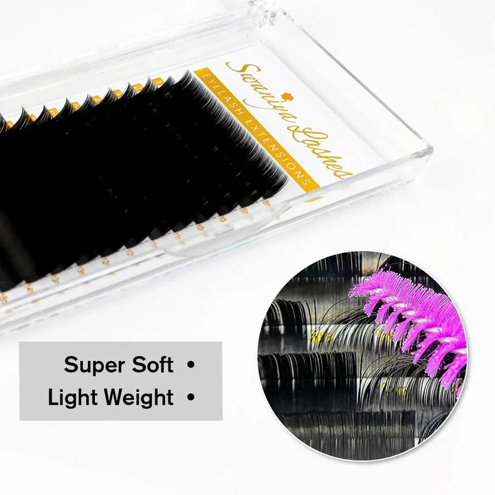 Cashmere Flat Lashes 0.15mm Super SoftSwaniyalashes