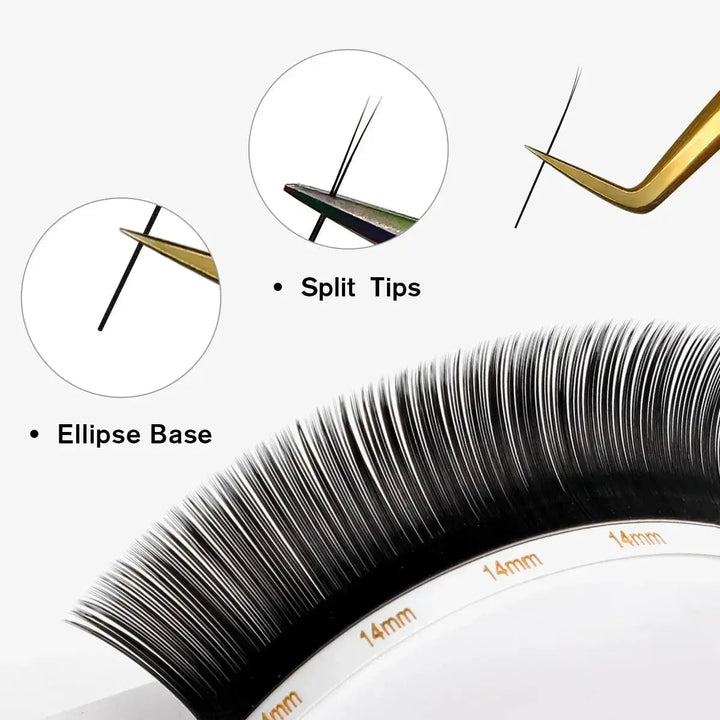 Cashmere Flat Lashes 0.15mm Super SoftSwaniyalashes