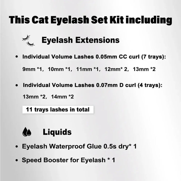 Cat Eye Lashes KitSwaniyalashes