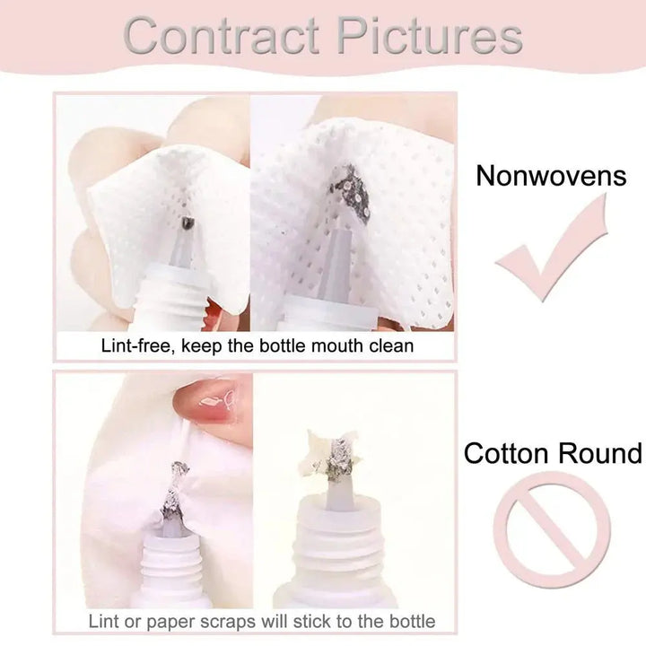 Cleaning Cotton Sheets for Glue - Swaniyalashes