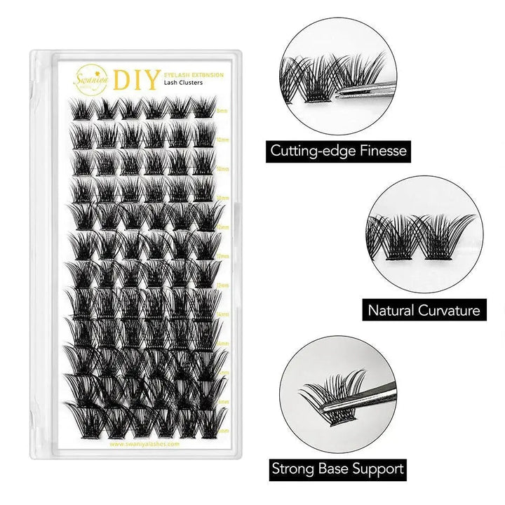 DIY Cluster Lashes B02Swaniyalashes