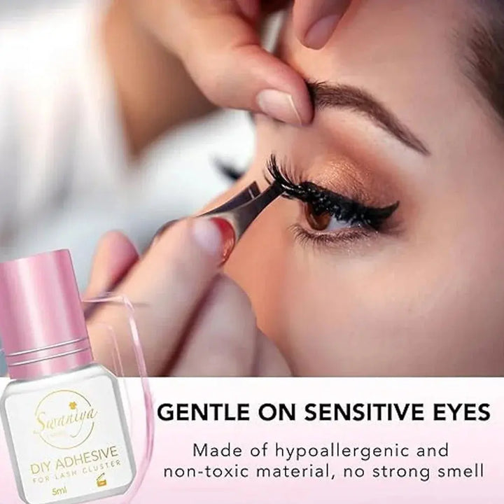 DIY Cluster Lashes Glue - Swaniyalashes