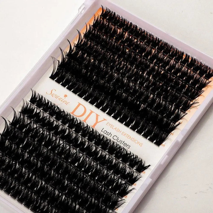 DIY Lash Cluster Kits 80D+100D D curl 10 - 16MIXDIY LashesSwaniyalashes