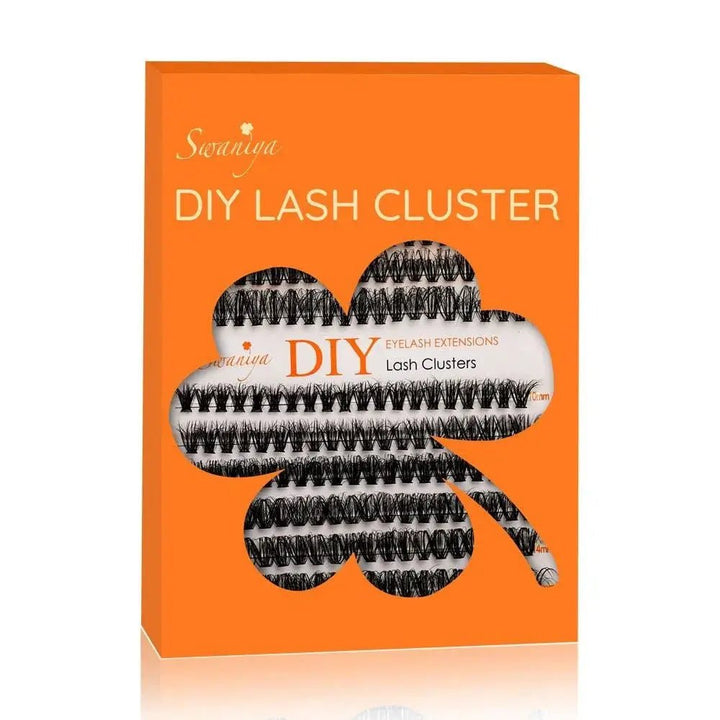 DIY Lash Clusters 5D Fluffy 30D+40D D curl 10 - 16MIXSwaniyalashes
