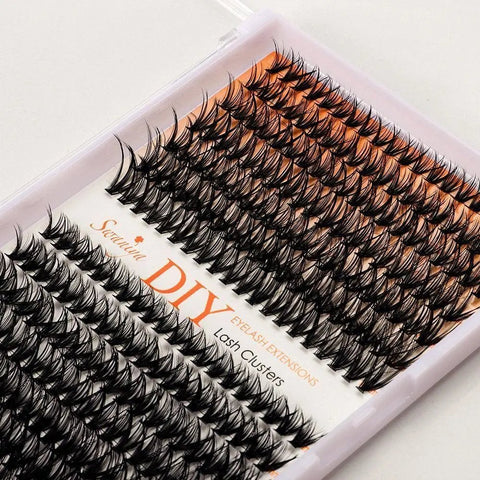 DIY Lash Clusters Kits 30D+40D D curl 10-16MIX