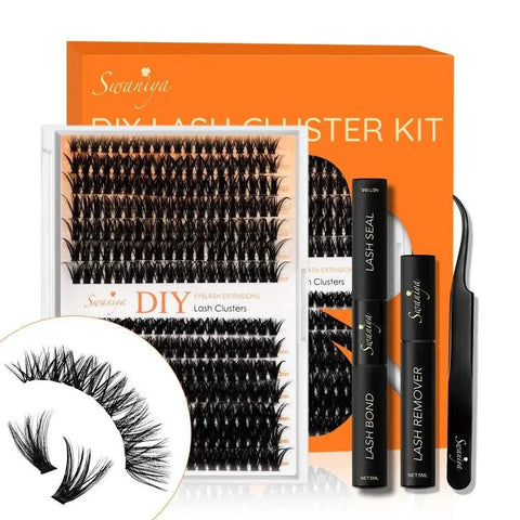 DIY Lash Clusters Kits 50D+60D D curl 10-16MIX