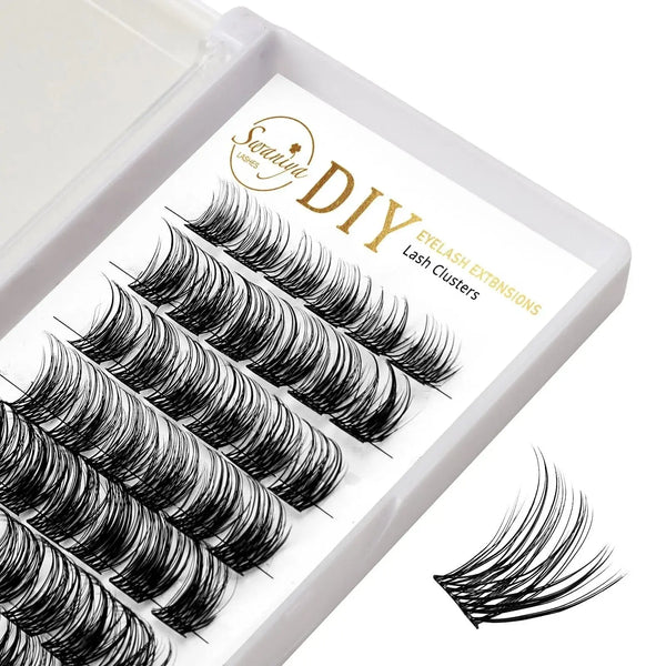 DIY Cluster Lash Extensions F01 - Swaniyalashes