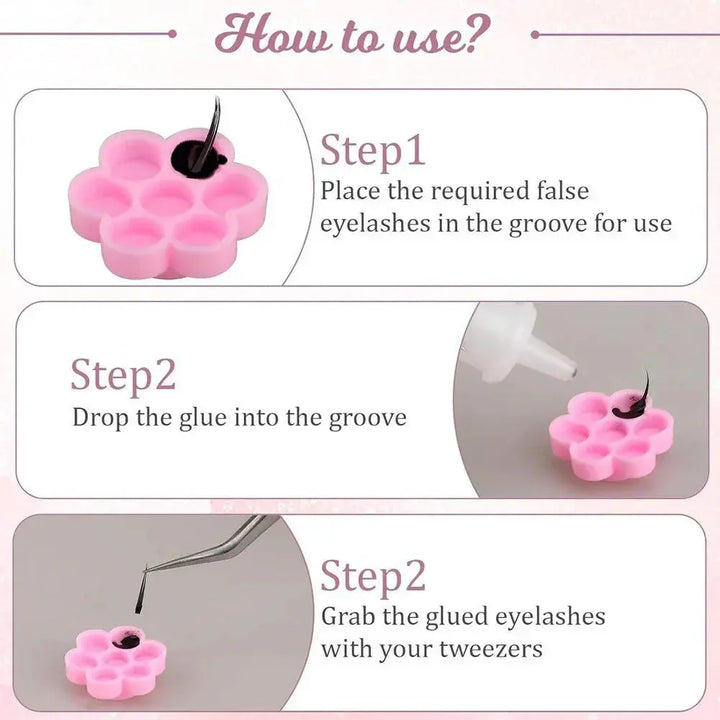 Glue Cup Flower Type - Swaniyalashes